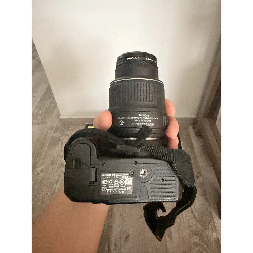 Nikon D3100 Digital SLR Camera with 18-55mm VR Len Kit With Box And Charger